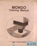 Agie-Elox-Mondo-Agie Elox Mondo Training, K EDM Manual Year (1996)-EDM-01